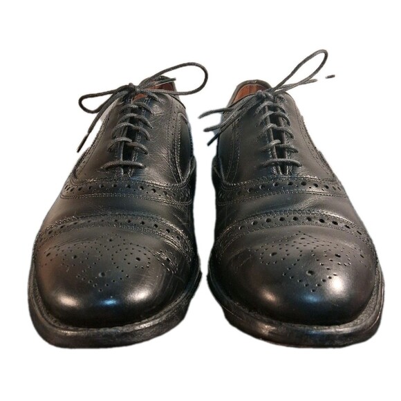 Allen Edmonds Strand Cap Toe Black Leather Oxford Shoes Size US 10E main image 4